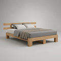 Cama de Casal em Pinho Maciço Natural para Colchão 160 x 200 cm