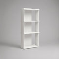 Estante para Livros em MDF Branco com 3 Prateleiras, 60 x 24 x 120 cm